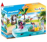 COSTRUZIONE PLAYMOBIL PISCINA CON GIOCHI D ACQUA