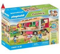 COSTRUZIONE PLAYMOBIL VAGONE CAFE CON GIARDINO