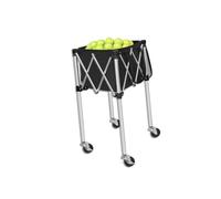 Costruzione Resistente, Carrello Con Tramoggia For Palline Da Tennis | Supporto portatile for paddle for campo da allenamento for baseball e softball