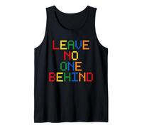 Costruzioni Colorate Leave No One Behind Pixel Art Canotta