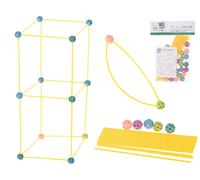 Costruzioni Creative - Tubetti per la creazione di tende e strutture, 75 pezzi