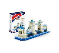 COSTRUZIONI DAM DMAL0120C91 - Kit Tower Bridge 52 Pezzi in Cartone per Bambini dai 3 anni