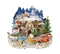 Costruzioni di capanne puzzle di Natale per bambini, adolescenti, adulti,