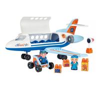 Smoby- Abrick Aeroplano Happy Jet Flugzeug, Colore Colorato, 7600003155