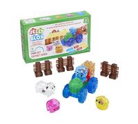 Jelly Blox - Set Fattoria - 18 blocchi inclusi - Set di costruzioni per bambini dai 2 anni - Esperienza sensoriale con blocchi estensibili, morbidi e flessibili - Trattore e Animali