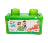 Costruzioni Jelly Blox Mattoncini Morbidi Traslucenti - Contenitore 30 Pezzi Assortiti