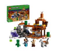 LEGO Minecraft The Badlands Mineshaft - Giocattolo per videogiochi, set di esplorazione mineraria con minifigure Minecraft, regalo di compleanno per ragazzi e ragazze, giocattolo Minecraft per bambini
