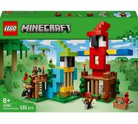 COSTRUZIONI LEGO 21282 - Minecraft, Le case pappagallo, 535 pz, 8 anni