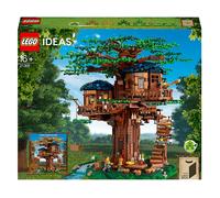 LEGO 21318 Ideas Casa sull'Albero, Modellino da Costruire con Elementi in Plastica PE, con 3 Casette, Foglie Intercambiabili e Minifigure, Idee Regalo