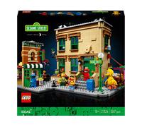 lego ideas - 123 sesame street - lego 21324 - introvabile - costruiamo amicizie dal 1969 1367pz anni 18+