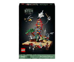 COSTRUZIONI LEGO 21355 - Ideas, L'evoluzione di STEM, 879 pz, 18 anni