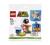 lego super mario - stordino e piattaforma fungo - pack di espansione - 30389