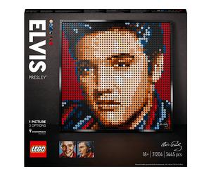 COSTRUZIONI LEGO 31204 ART - Elvis Presley, il Re del Rock and Roll