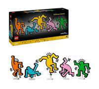 LEGO Art Keith Haring - Figure Danzanti Set per Adulti - Colorata Opera d'Arte da Parete o Decorazione per la Scrivania dell'Ufficio Fai da Te - Idea Regalo Creativa - 31216