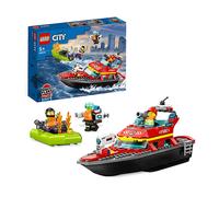 COSTRUZIONI LEGO 60373 City - Barca Di Soccorso Antincendio