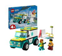 COSTRUZIONI LEGO 60403 City - Ambulanza Di Emergenza E Snowboarder