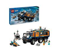 LEGO City Arctic Explorer Science Lab Truck Toy - Exploration Vehicle with Steering & Suspension - incl. a Snowscooter, 5 Minifigures & 3 Wolf Animal Figures - Gift for 8+ Year Old Boys - 60471