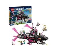 LEGO DREAMZzz 2 in 1 Sottomarino-Squalo Nightmare - Giocattolo Modulare con 2 Opzioni di Costruzione, 2 Velivoli Staccabili e 5 Minifigure tra cui Mateo e Astrid - Regalo per Bambini da 9 Anni - 71500