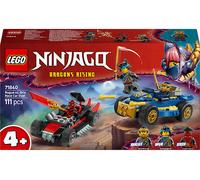 COSTRUZIONI LEGO 71840 - NINJAGO, Duello ad alta velocità tra Rogue e Drix, 111 pz, 4 anni