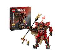 LEGO Ninjago Mech Cavaliere del Fuoco Giocattolo - Set da Monstrosity con Action Figure Robot Snodabile, 2 Minifigure e Mostro Marino su Espositore - Regalo di Compleanno per Bambini 14+ Anni - 71846
