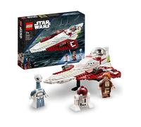 LEGO Star Wars Jedi Starfighter di Obi-Wan Kenobi 75333 | Giochi per bambini da 7 anni, modello di astronave giocattolo da L’Attacco dei Cloni con 3 personaggi, idea regalo, 282 pezzi