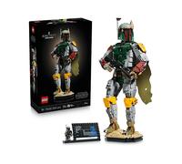 LEGO Star Wars 75455 Boba Fett Action Figure - Kit di Modellismo per Adulti con Armatura Beskar, Blaster e Minifigure - Decorazione da Scaffale o Scrivania - Regalo per i Fan del Ritorno dello Jedi