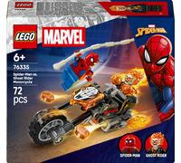 Lego Spider-Man vs. Ghost Rider in motocicletta 76335