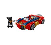 COSTRUZIONI LEGO 76336 - Super Heroes Marvel, Auto di SpiderMan vs. Venomized Wolverine