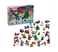 Marvel Super Heroes Calendario dell''Avvento 2026, Giochi di costruzione Giochi Bambini 6+ per Countdown di Natale con 24 Sorprese a Tema Supereroi, Set da costruzione, 6 anno/i, Plastica, 317 pz, 393