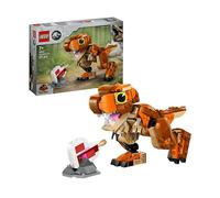 lego jurassic world - little eatie: t. rex - lego 76967 con mascella apribile, testa, coda, braccia e gambe mobili anni 7+ 317pz