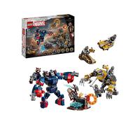 LEGO ǀ Marvel Avengers: Endgame Thor Contro Chitauri - Giocattolo con Mech, Figura di Gorilla e 7 Minifigure tra cui Thor, Rocket e Iron Patriot - Regalo da Supereroi per Bambini da 8 Anni - 76322