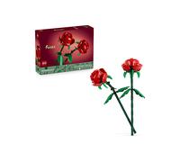 LEGO Botanicals Rose - Set da Costruire di Fiori Finti - Decorazione Floreale da Casa o da Scrivania - Gioco della Natura per Bambine, Bambini e Adolescenti da 8 Anni - Regalo di Compleanno - 40460