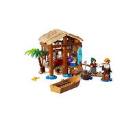 Lego one piece 75636 la capanna del villaggio foosha con barca giocattolo