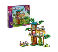 Lego friends 42652 casa sull’albero dell’amicizia, giochi per abilità sociali per bambine 8+, animali giocattolo e personaggi