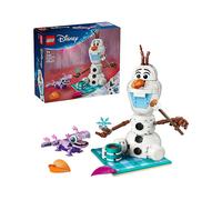 LEGO | Disney Frozen Il Divertente Picnic di Olaf e Bruni - Pupazzo di Neve Giocattolo con Coperta da Picnic e Accessori - Decorazione per la Camera da Letto - Regalo per Bambine da 7 Anni - 43287