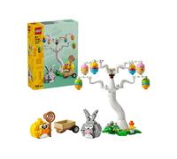 lego creator - coniglietto pasquale e caccia alle uova - lego 40808 con figure di coniglio e uccellino anni 8+ 140pz