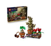 LEGO Harry Potter Piante di erbologia di Hogwarts 76474 | Giochi per ragazze e ragazzi da 12 anni, giocattolo interattivo, piante finte, fiori in vaso, idea regalo, 817 pezzi