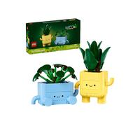 lego the botanical collection - piantine felici - lego 10349 2 piante, 2 vasi e facce intercambiabili 217pz anni 9+