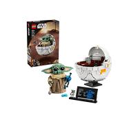 LEGO Star Wars: The Mandalorian Grogu met zweefkinderwagen, bouwbare figuur, leu