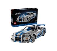 LEGO Technic Auto Nissan Skyline GT-R (R34) 2 Fast 2 Furious - Modellino da Costruire per Adulti con Funzione di Derapata, Sterzo, Sospensioni e un Motore a 6 Cilindri - Regalo da Collezione - 42110