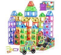 COSTRUZIONI MAGNETICHE COLORATE TRASPARENTI PER BAMBINI 3D GIOCO EDUCATIVO SET 5