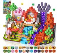 Costruzioni Magnetiche per Bambini 100 PCS 2CM 3+ Giochi Cubi Magnetici, Blocchi Building Blocks Giocattoli Montessori a Partire da 3 4 5 6 7 8 9 10 11 12 Anni Regali di Compleanno per Ragazzi