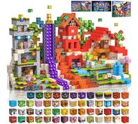 Costruzioni Magnetiche per Bambini 220 PCS 2CM 3+ Giochi Cubi Magnetici, Blocchi Building Blocks Giocattoli Montessori a Partire da 3 4 5 6 7 8 9 10 11 12 Anni Regali di Compleanno per Ragazzi