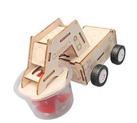 Costruzioni per auto interattive in legno per spazzatrici, giocattolo scienze educative per bambini per l ' istruzione domiciliare e le attività in classe
