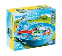 Playmobil 70267 Aqua Allegro Pista ad Acqua Set da Gioco 16 Parti 1,5 -4 Anni