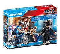 PLAYMOBIL City Action 70573, Poliziotto in Bici e borseggiatore, dai 4 ai 10 Anni