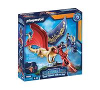 COSTRUZIONI PLAYMOBIL 71080 - Multicolore, 40 pezzi, set di figure con drago a doppia testa, età consigliata 4-10 anni