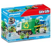 COSTRUZIONI PLAYMOBIL 71234 Camion della Raccolta Differenziata - Verde, 61 pezzi, con 2 personaggi