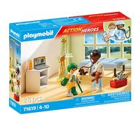 COSTRUZIONI PLAYMOBIL 71619 - Multicolore, 2 pezzi, set con figure di dottore per bambini 4 anni