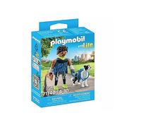 COSTRUZIONI PLAYMOBIL 71740 Corridore con Border Collie
